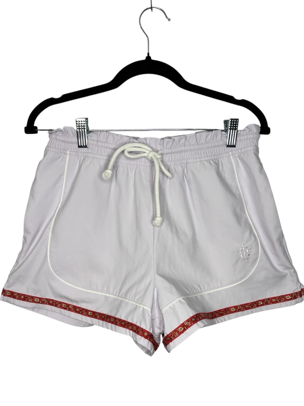 Free People Movement Lightweight Light Purple Embroidered Logo Running Shorts S